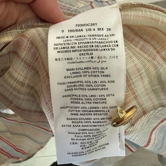 Zimmermann Rebellion Striped Midi Dress - Picture 11 of 11